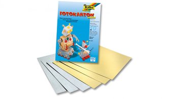 Blok z papierem kolorowym A4/10K 300g FOLIA PAPER