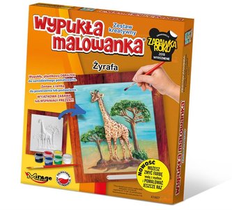 Wypukła Malowanka Zoo - Żyrafa