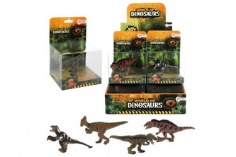 Dinosaurus plast 7cm 1 ks v krabičce / 4 různé druhy