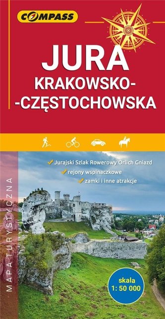 Mapa tur. - Jura Krakowsko- Częstochowska