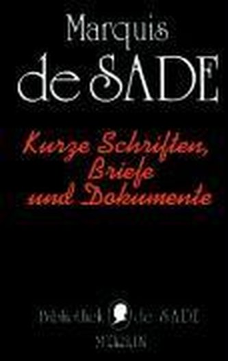 Kurze Schriften, Briefe und Dokumente