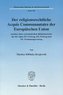 Der religionsrechtliche Acquis Communautaire der Europäischen Union