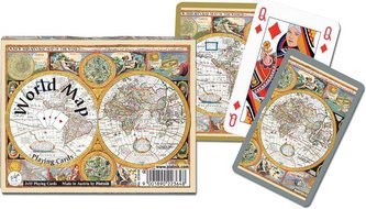 Karty standard \"Mapa świata\" PIATNIK