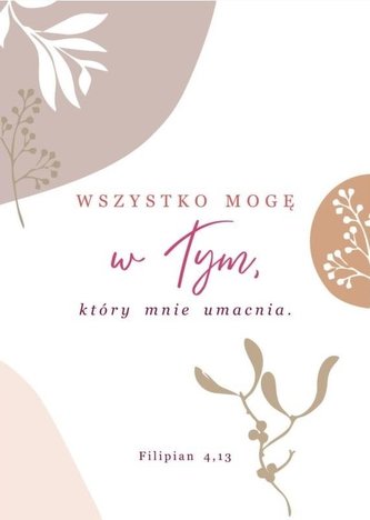 A Kartka składana - Dziękuję za to że