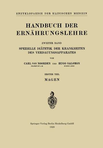Handbuch der Ernährungslehre