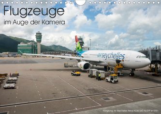 Flugzeuge im Auge der Kamera (Wandkalender 2021 DIN A4 quer)