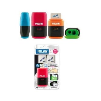 Temperówko-Gumka Compact Touch + 2 gumki MILAN