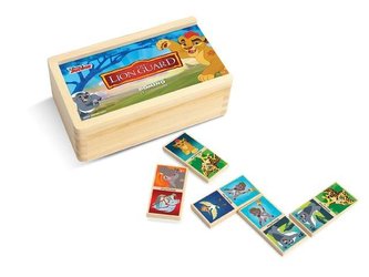 Drewniane domino Król Lew