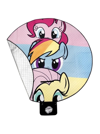 Spokey - HASBRO PICNIC PIUMA Pikniková deka kulatá - růžová průměr 150cm