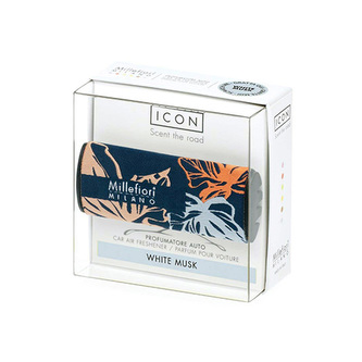 Millefiori Milano Icon White Musk / vůně do auta Textil Floral