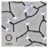 Profi LED spojovací řetěz problikávající 10m, s./s. bílá