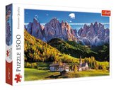 Puzzle 1500 Dolina Val di Funes, Włochy TREFL