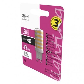 LED žárovka Classic JC A++ 4,5W G9 neutrální bílá