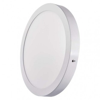 LED panel 300mm, kruhový přisazený bílý, 24W teplá bílá