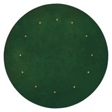 LED podložka pod vánoční strom, zelená, 1m, časovač