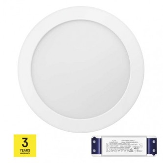 LED panel TRIAK 224mm, kruhový přisazený bílý, 18W neut. b. LED panel TRIAK 224mm, kruhový přisazený bílý, 18W neut. b.
