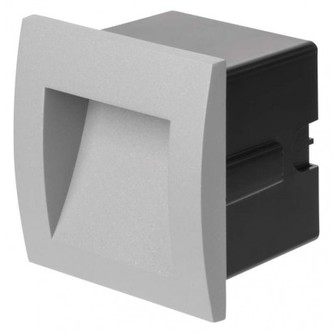 LED orientační vestavné svítidlo 90×90, 1W teplá bílá, IP65