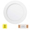 LED panel TRIAK 170mm, kruhový přisazený bílý, 12W neut. b.