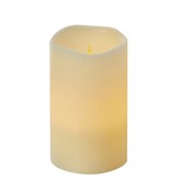 LED dekorace – vosková svíčka, 12,5cm, 3× AAA, časovač