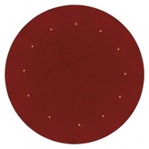 LED podložka pod vánoční strom, červená, 1m, časovač
