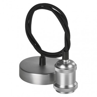 Závěsné objímkové svítidlo na žárovku E27, nikl Závěsné objímkové svítidlo na žárovku E27, nikl