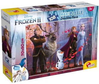 Puzzle dwustronne Supermaxi 108 Frozen 2