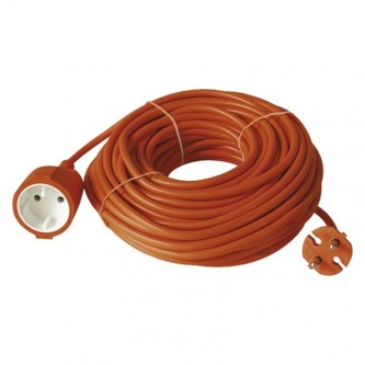 Dvoužílový pohyblivý přívod – 30m, oranžový