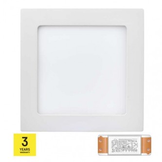 LED panel TRIAK 170×170, čtvercový přisazený bílý, 12W t. b.