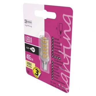LED žárovka Classic JC A++  4,5W E14 teplá bílá