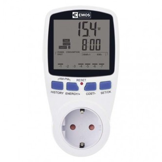 Wattmetr SCHUKO (měřič spotřeby energie) P5821