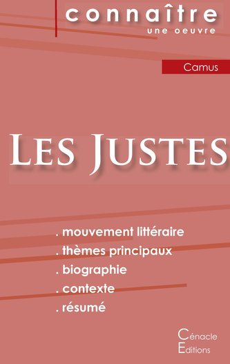 Fiche de lecture Les Justes (Analyse littéraire de référence et résumé complet)