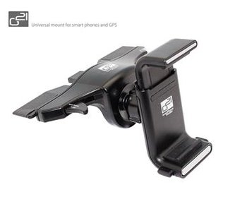 Držák G21 Smart phones holder CD slot univerzální, pro mobilní telefony do 6\", černý