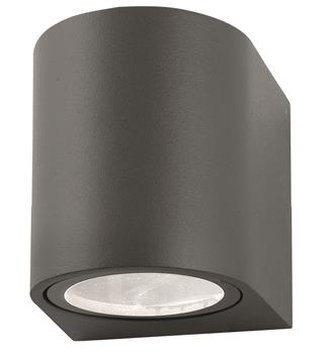 Svítidlo Nova Luce NERO R WALL GREY nástěnné, IP 54, GU10 Svítidlo Nova Luce NERO R WALL GREY nástěnné, IP 54, GU10