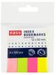 Zakładki indeksujące 50x12mm neon papierowe EASY