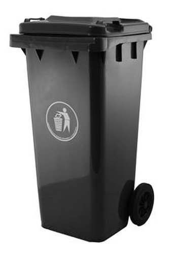 Popelnice G21 GA-120 L Tmavě šedá