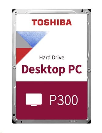 TOSHIBA HDD P300 Desktop PC (CMR) 1TB, SATA III, 7200 rpm, 64MB cache, 3,5\", RETAIL