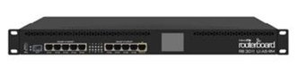 Router Mikrotik RB3011UiAS-RM montáž do 19\" racku, napájecí adaptér, RouterOS L5