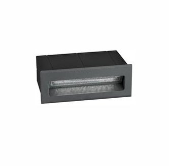 Svítidlo Nova Luce KRYPTON S STEP GREY 5 schodišťové, IP 54, 3 W Svítidlo Nova Luce KRYPTON S STEP GREY 5 schodišťové, IP 54, 3 W