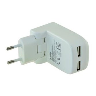Nabíječka Jupio síťová duální (2x USB) 17W