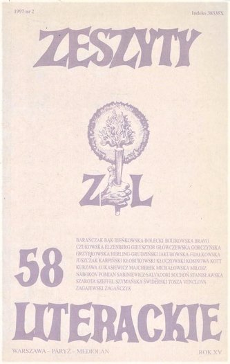 Zeszyty literackie 58 2/1997