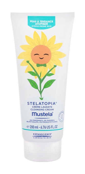 Mustela Bébé Stelatopia Sprchový krém Cleansing Cream 200 ml pro děti
