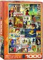 Puzzle 1000 Stare plakaty - Rowery