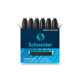 Inkoustové bombičky Schneider, 6 ks modré