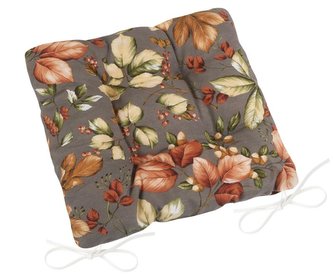 Sedák EMA prošívaný - listí - 40 x40 cm, prošívaný