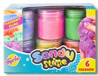 Zestaw Sandy Slime 6 kolorów x 160g STnux