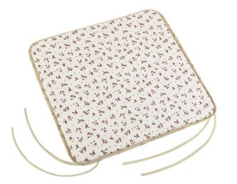 Sedák Adéla hladký - růžička - 40x40 cm,hladký