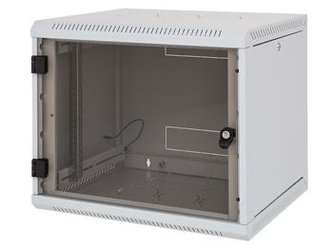 Rack Triton 19\" jednodílný 15U/600mm prosklené dveře, odnímatelné bočnice,šedý