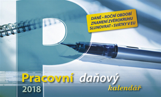 Pracovní daňový 2018 - stolní kalendář