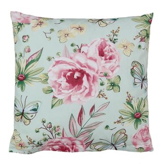 Povláček bavlněný - sv.zelená louka - 40x40cm