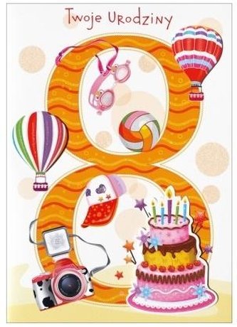 Karnet B6 Twoje urodziny HM-200-998
